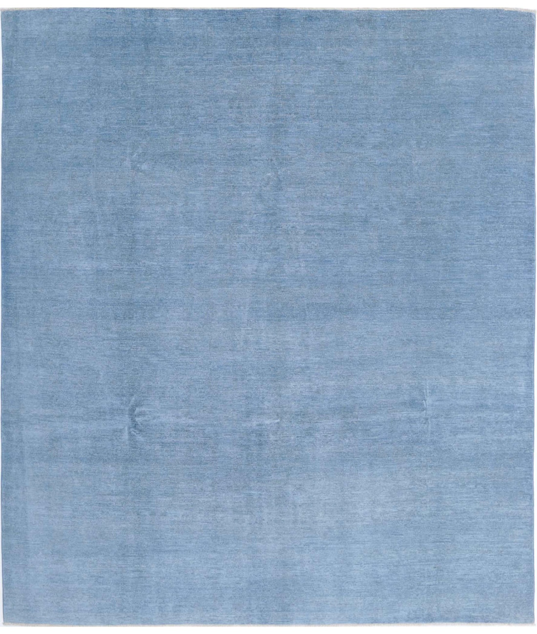 Overdye 7'11'' X 9'1'' Hand-Knotted Wool Rug 7'11'' x 9'1'' (238 X 273) / Blue / N/A