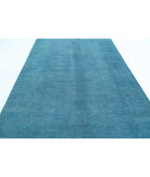 Overdye 6'10'' X 9'4'' Hand-Knotted Wool Rug 6'10'' x 9'4'' (205 X 280) / Blue / N/A