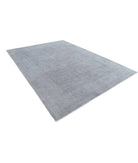 Overdye 8'8'' X 11'5'' Hand-Knotted Wool Rug 8'8'' x 11'5'' (260 X 343) / Grey / Grey
