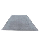 Overdye 8'8'' X 11'5'' Hand-Knotted Wool Rug 8'8'' x 11'5'' (260 X 343) / Grey / Grey