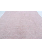 Overdye 9'11'' X 13'6'' Hand-Knotted Wool Rug 9'11'' x 13'6'' (298 X 405) / Pink / Pink