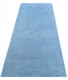 Overdye 2'11'' X 10'1'' Hand-Knotted Wool Rug 2'11'' x 10'1'' (88 X 303) / Blue / N/A