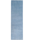 Overdye 2'11'' X 10'1'' Hand-Knotted Wool Rug 2'11'' x 10'1'' (88 X 303) / Blue / N/A