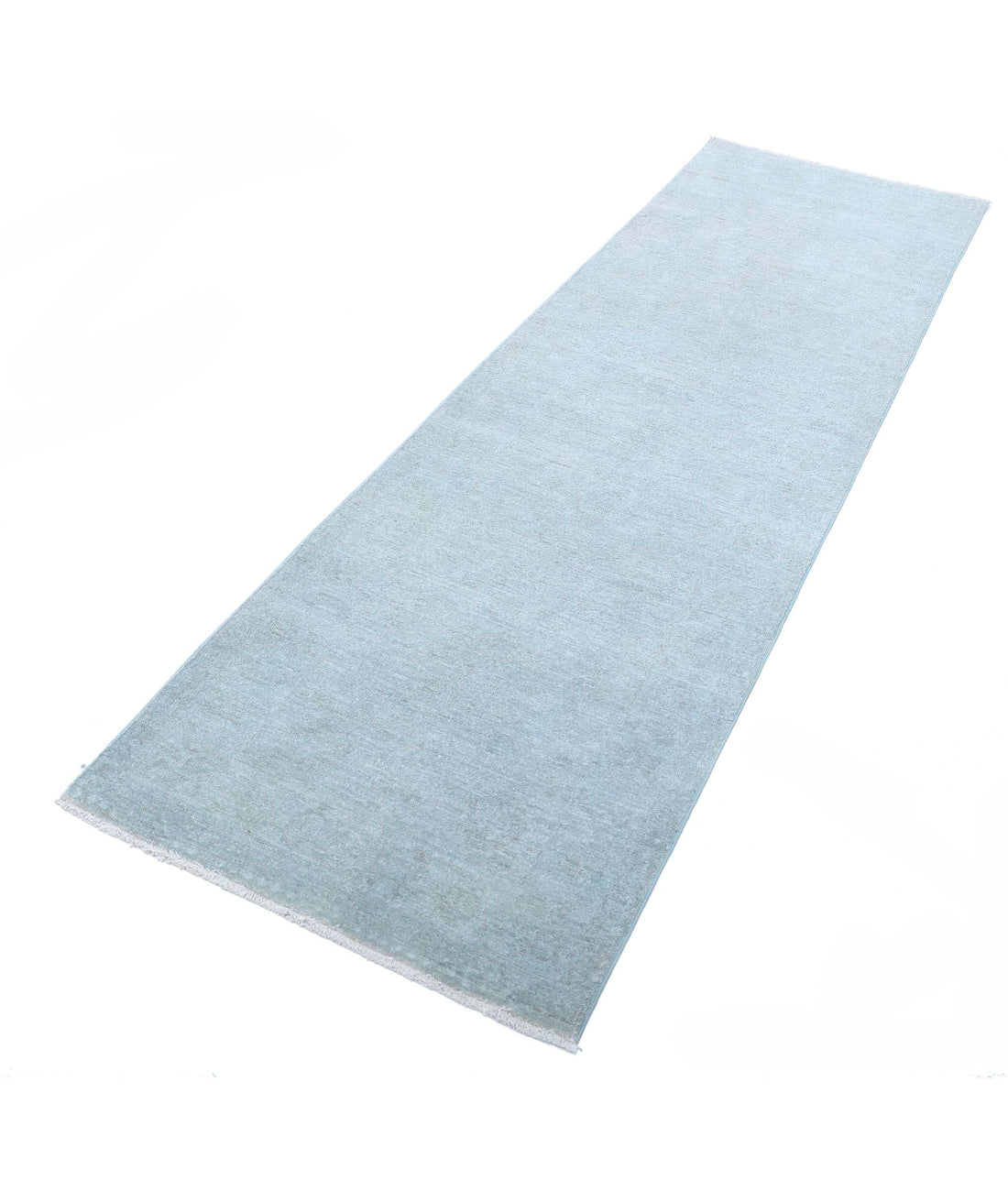 Overdye 2'6'' X 8'3'' Hand-Knotted Wool Rug 2'6'' x 8'3'' (75 X 248) / Grey / N/A