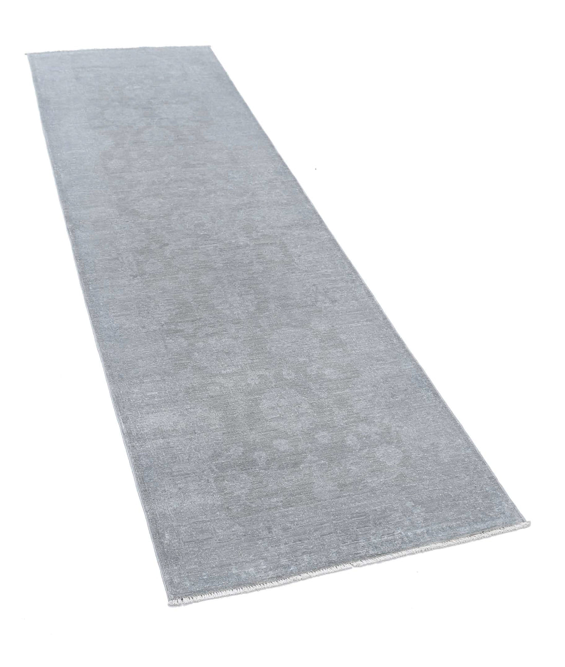 Overdye 2'7'' X 8'3'' Hand-Knotted Wool Rug 2'7'' x 8'3'' (78 X 248) / Grey / N/A