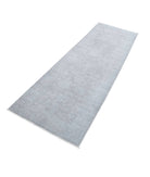 Overdye 2'7'' X 8'3'' Hand-Knotted Wool Rug 2'7'' x 8'3'' (78 X 248) / Grey / N/A