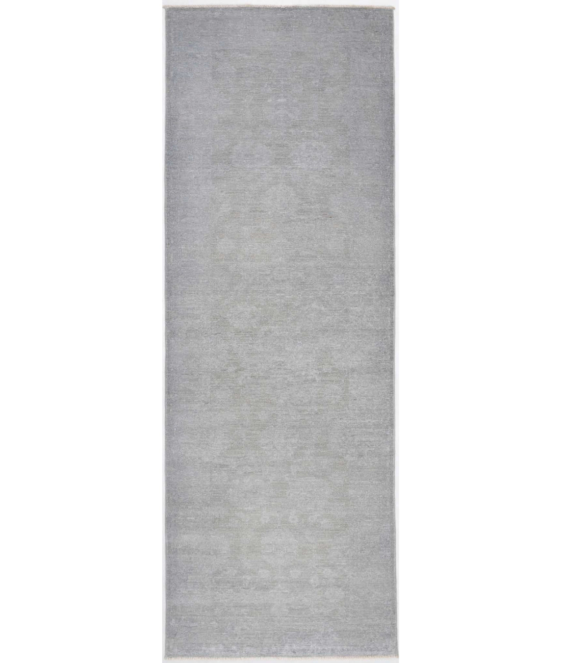 Overdye 2'7'' X 8'3'' Hand-Knotted Wool Rug 2'7'' x 8'3'' (78 X 248) / Grey / N/A