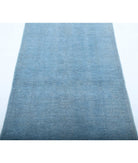 Overdye 2'4'' X 6'9'' Hand-Knotted Wool Rug 2'4'' x 6'9'' (70 X 203) / Teal / Teal