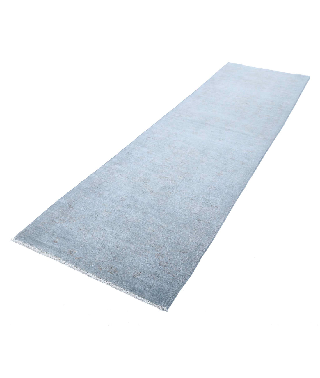 Overdye 2'9'' X 9'11'' Hand-Knotted Wool Rug 2'9'' x 9'11'' (83 X 298) / Grey / N/A