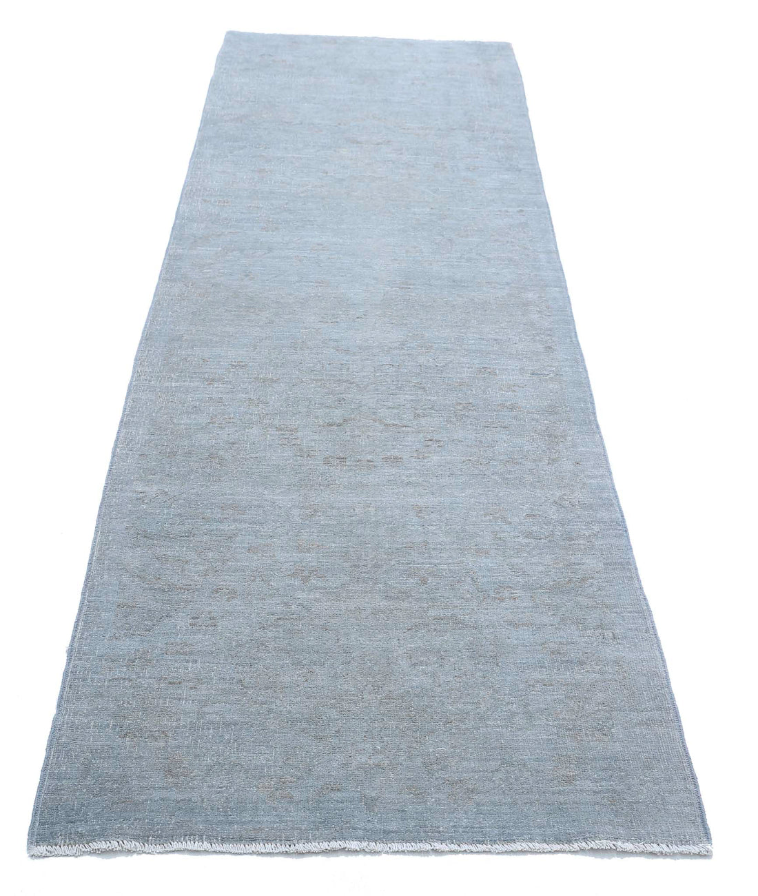 Overdye 2'9'' X 9'11'' Hand-Knotted Wool Rug 2'9'' x 9'11'' (83 X 298) / Grey / N/A