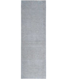 Overdye 2'9'' X 9'11'' Hand-Knotted Wool Rug 2'9'' x 9'11'' (83 X 298) / Grey / N/A