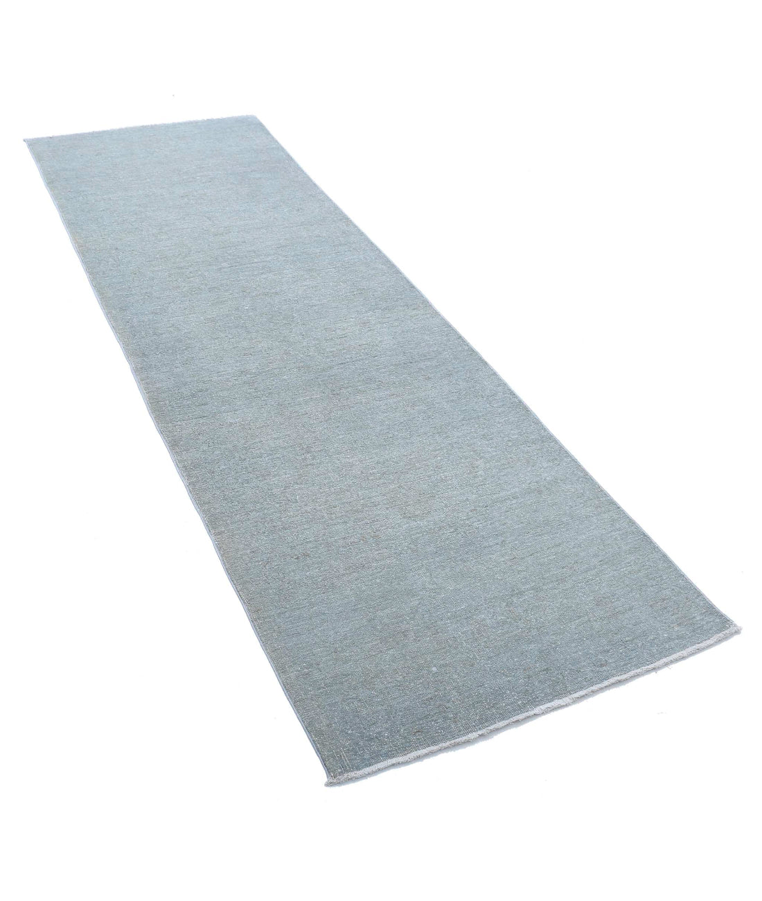 Overdye 2'8'' X 8'1'' Hand-Knotted Wool Rug 2'8'' x 8'1'' (80 X 243) / Grey / N/A