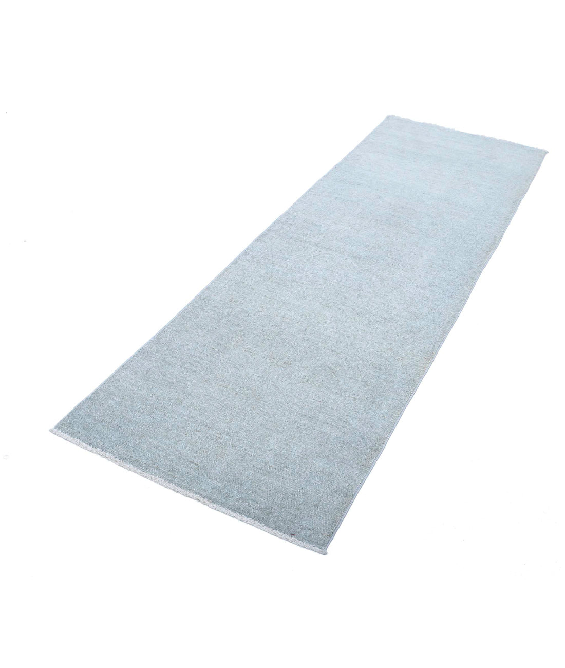 Overdye 2'8'' X 8'1'' Hand-Knotted Wool Rug 2'8'' x 8'1'' (80 X 243) / Grey / N/A