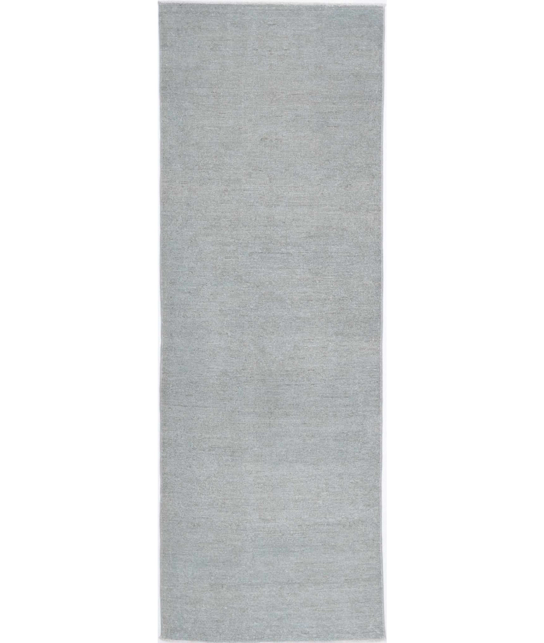 Overdye 2'8'' X 8'1'' Hand-Knotted Wool Rug 2'8'' x 8'1'' (80 X 243) / Grey / N/A