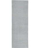 Overdye 2'8'' X 8'1'' Hand-Knotted Wool Rug 2'8'' x 8'1'' (80 X 243) / Grey / N/A