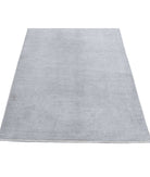 Overdye 3'2'' X 9'0'' Hand-Knotted Wool Rug 3'2'' x 9'0'' (95 X 270) / Grey / Grey