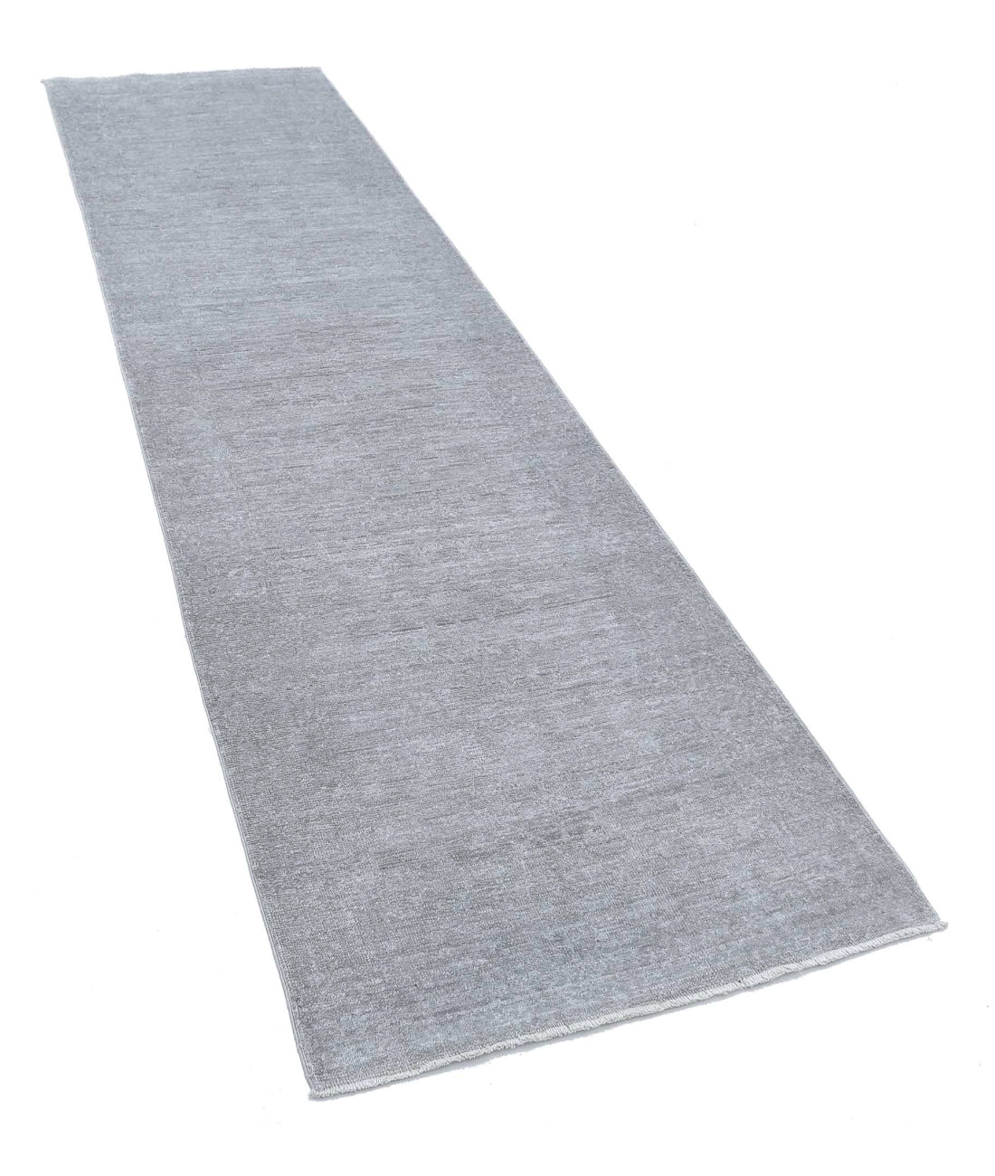 Overdye 2'10'' X 9'9'' Hand-Knotted Wool Rug 2'10'' x 9'9'' (85 X 293) / Grey / N/A