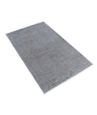 Overdye 2'7'' X 4'0'' Hand-Knotted Wool Rug 2'7'' x 4'0'' (78 X 120) / Grey / Grey