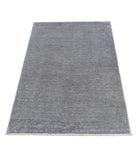 Overdye 2'7'' X 4'0'' Hand-Knotted Wool Rug 2'7'' x 4'0'' (78 X 120) / Grey / Grey