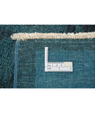 Overdye 9'9'' X 25'0'' Hand-Knotted Wool Rug 9'9'' x 25'0'' (293 X 750) / Teal / N/A