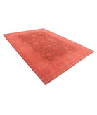 Overdye 8' 8" X 11' 6" Hand-Knotted Wool Rug 8' 8" X 11' 6" (264 X 351) / Red / N/A