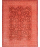 Overdye 8' 8" X 11' 6" Hand-Knotted Wool Rug 8' 8" X 11' 6" (264 X 351) / Red / N/A