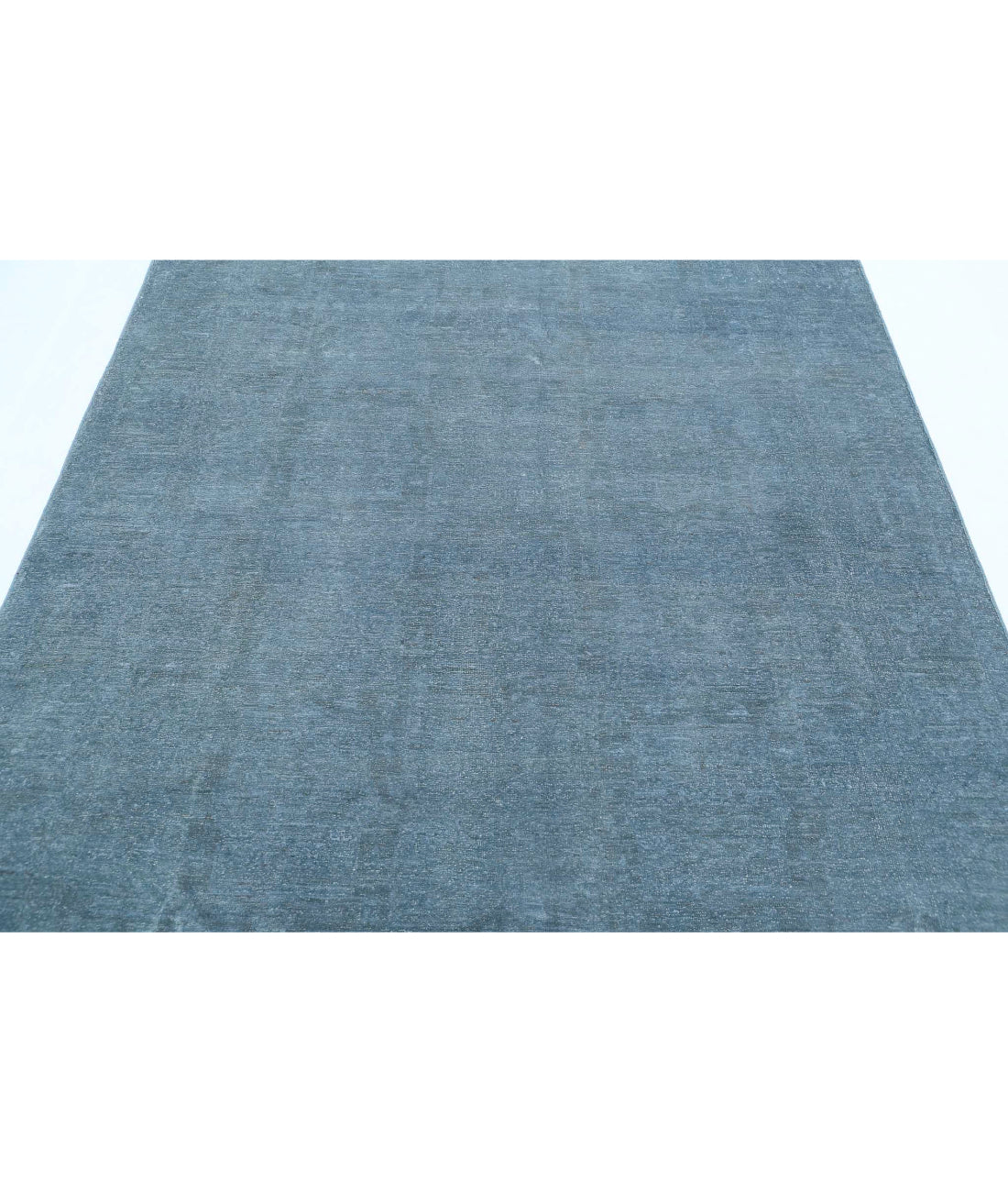 Overdye 5'11'' X 9'5'' Hand-Knotted Wool Rug 5'11'' x 9'5'' (178 X 283) / Blue / N/A