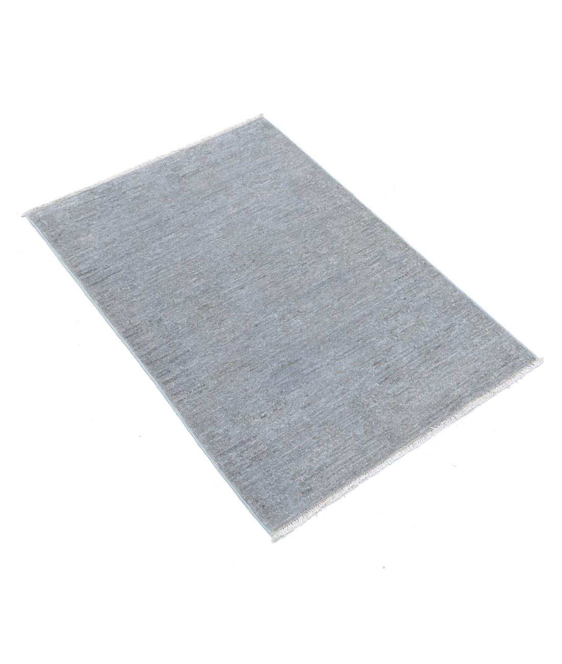 Overdye 2'2'' X 3'1'' Hand-Knotted Wool Rug 2'2'' x 3'1'' (65 X 93) / Grey / N/A