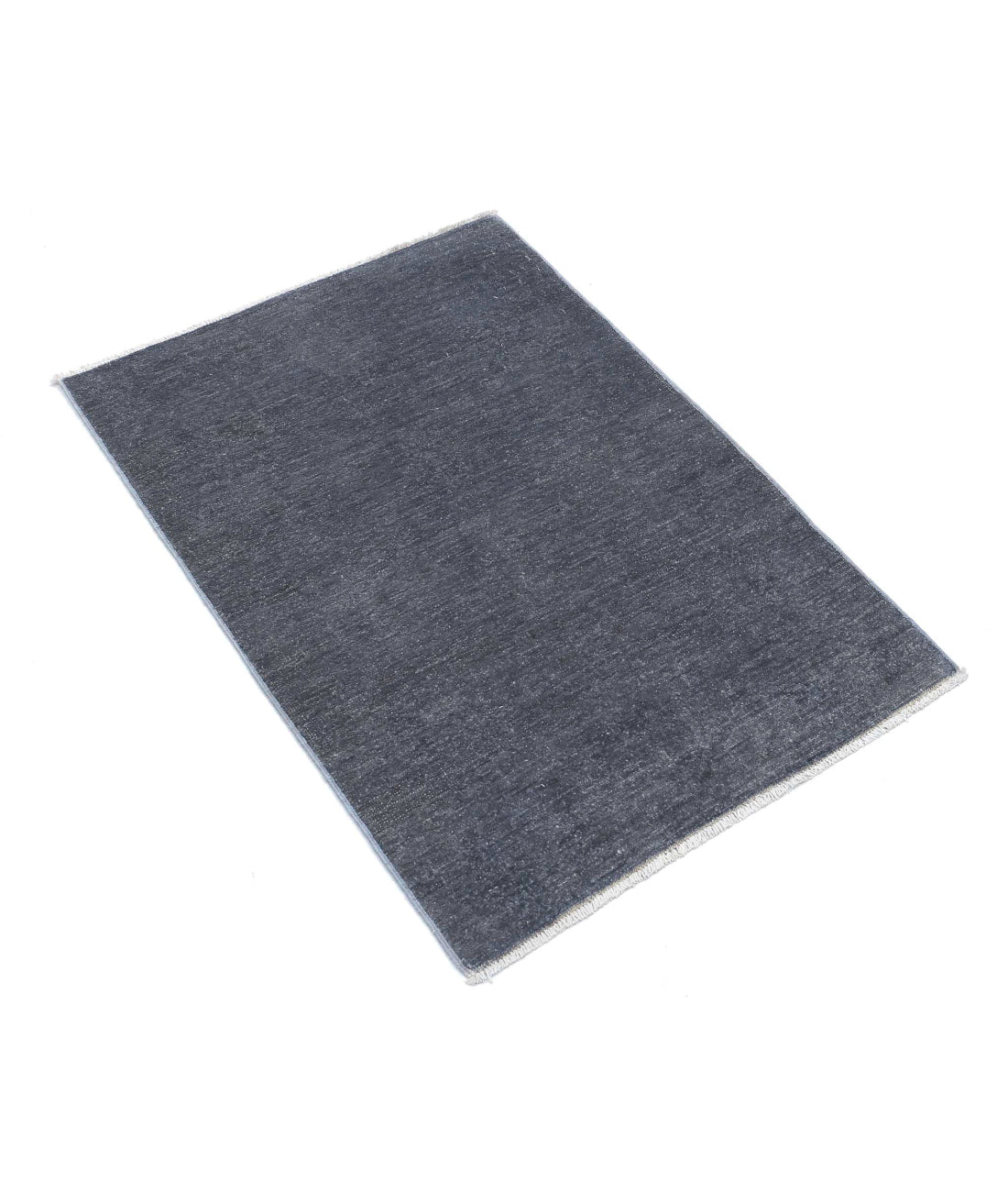 Overdye 2'2'' X 3'1'' Hand-Knotted Wool Rug 2'2'' x 3'1'' (65 X 93) / Grey / N/A