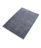 Overdye 2'2'' X 3'1'' Hand-Knotted Wool Rug 2'2'' x 3'1'' (65 X 93) / Grey / N/A