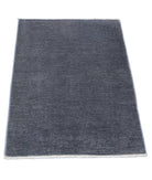 Overdye 2'2'' X 3'1'' Hand-Knotted Wool Rug 2'2'' x 3'1'' (65 X 93) / Grey / N/A