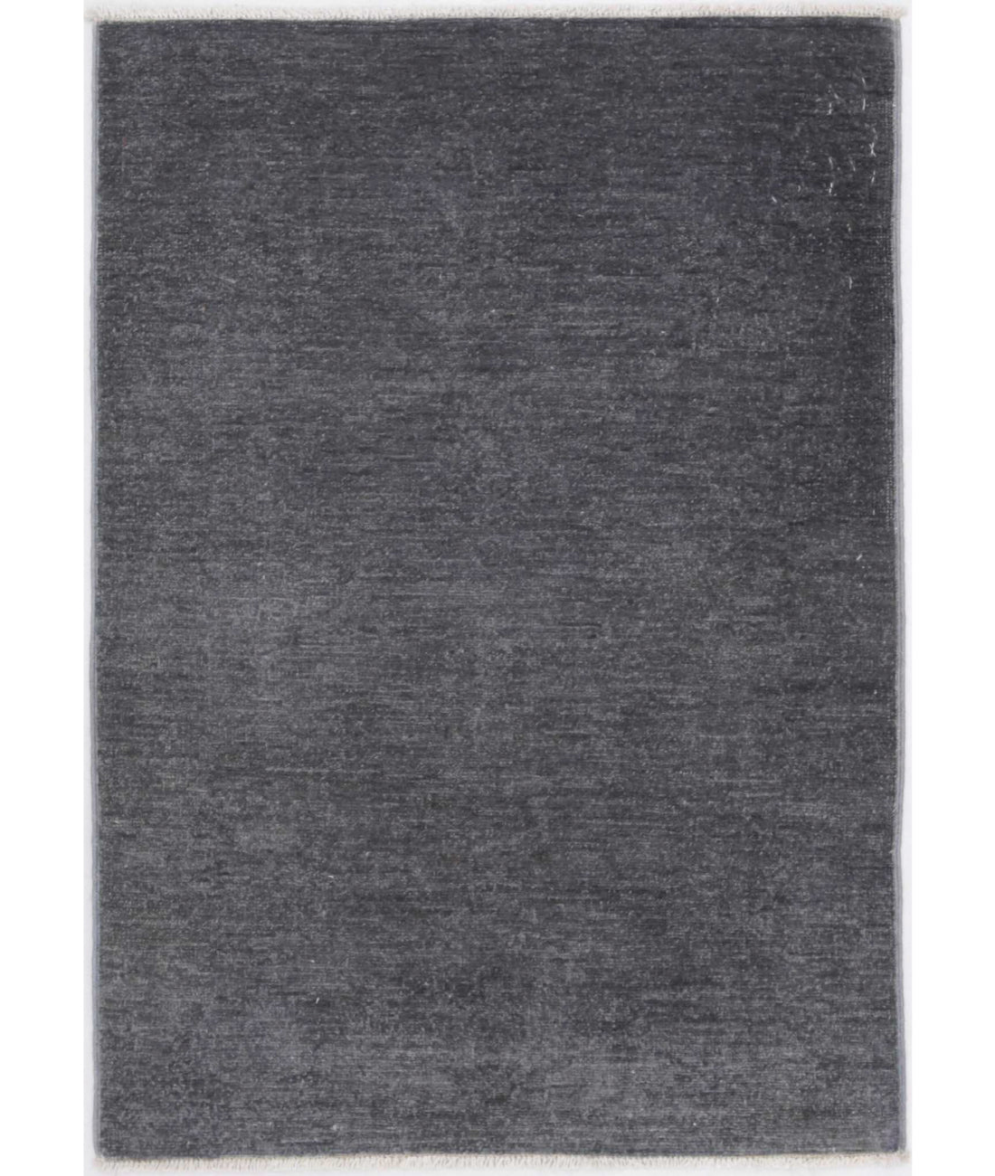 Overdye 2'2'' X 3'1'' Hand-Knotted Wool Rug 2'2'' x 3'1'' (65 X 93) / Grey / N/A