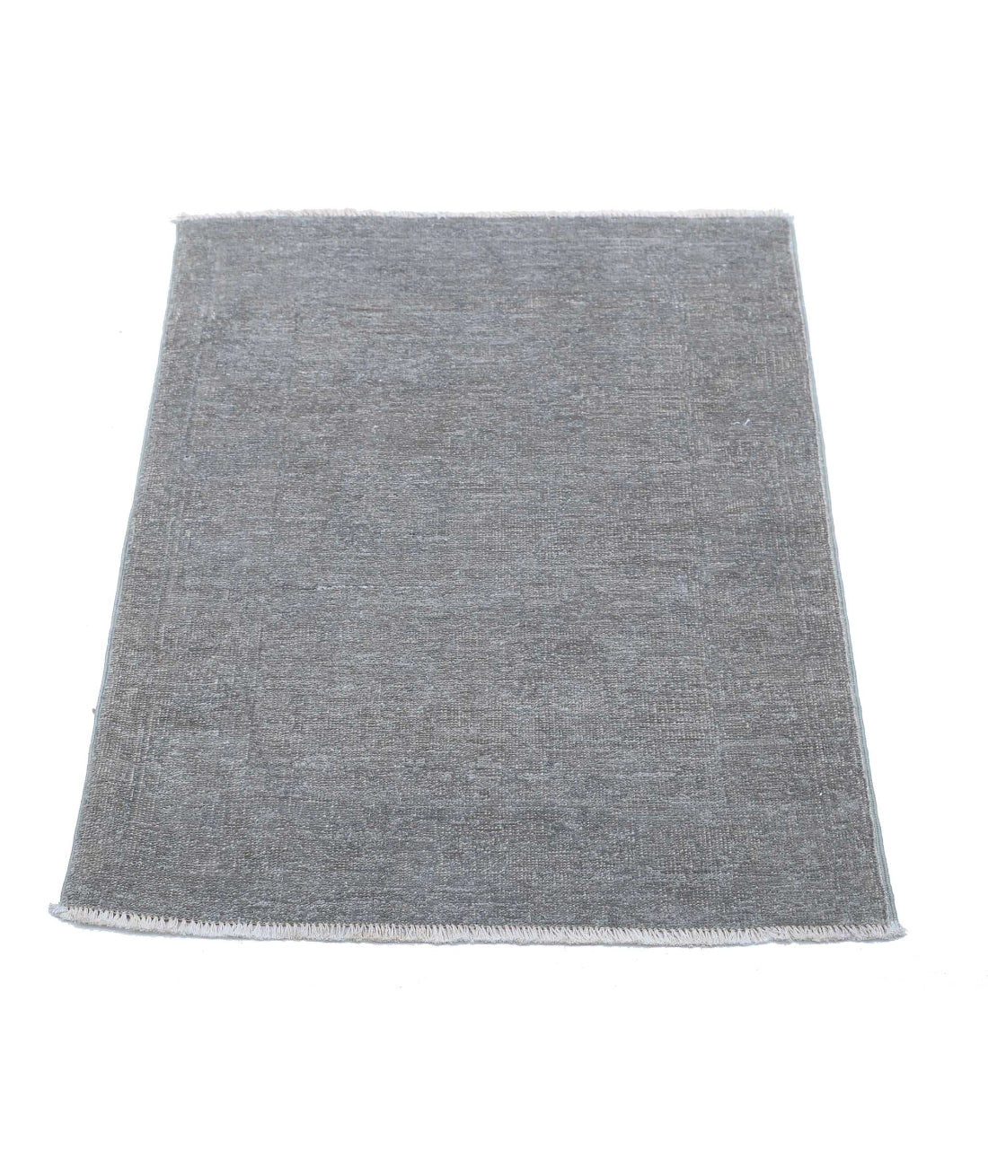 Overdye 2'1'' X 2'9'' Hand-Knotted Wool Rug 2'1'' x 2'9'' (63 X 83) / Grey / N/A