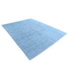 Overdye 7'11'' X 10'3'' Hand-Knotted Wool Rug 7'11'' x 10'3'' (238 X 308) / Blue / N/A