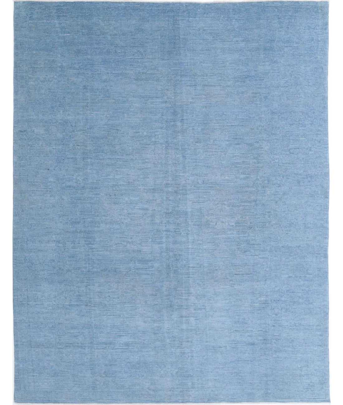 Overdye 7'11'' X 10'3'' Hand-Knotted Wool Rug 7'11'' x 10'3'' (238 X 308) / Blue / N/A