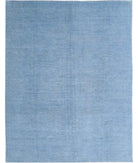 Overdye 7'11'' X 10'3'' Hand-Knotted Wool Rug 7'11'' x 10'3'' (238 X 308) / Blue / N/A