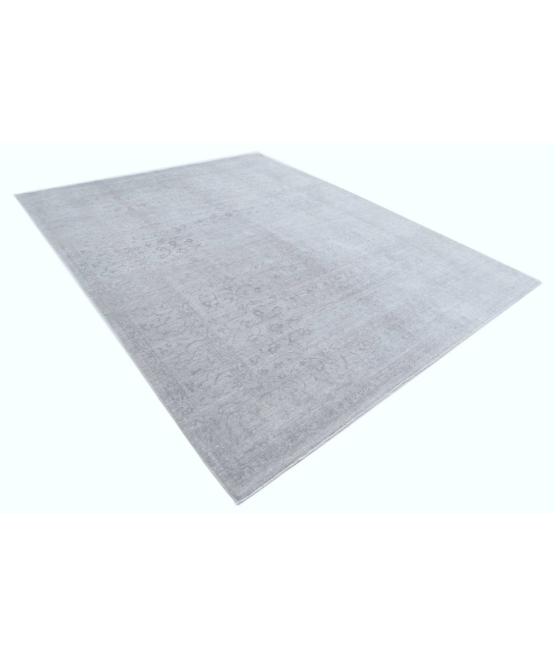 Overdye 8'11'' X 11'3'' Hand-Knotted Wool Rug 8'11'' x 11'3'' (268 X 338) / Grey / N/A