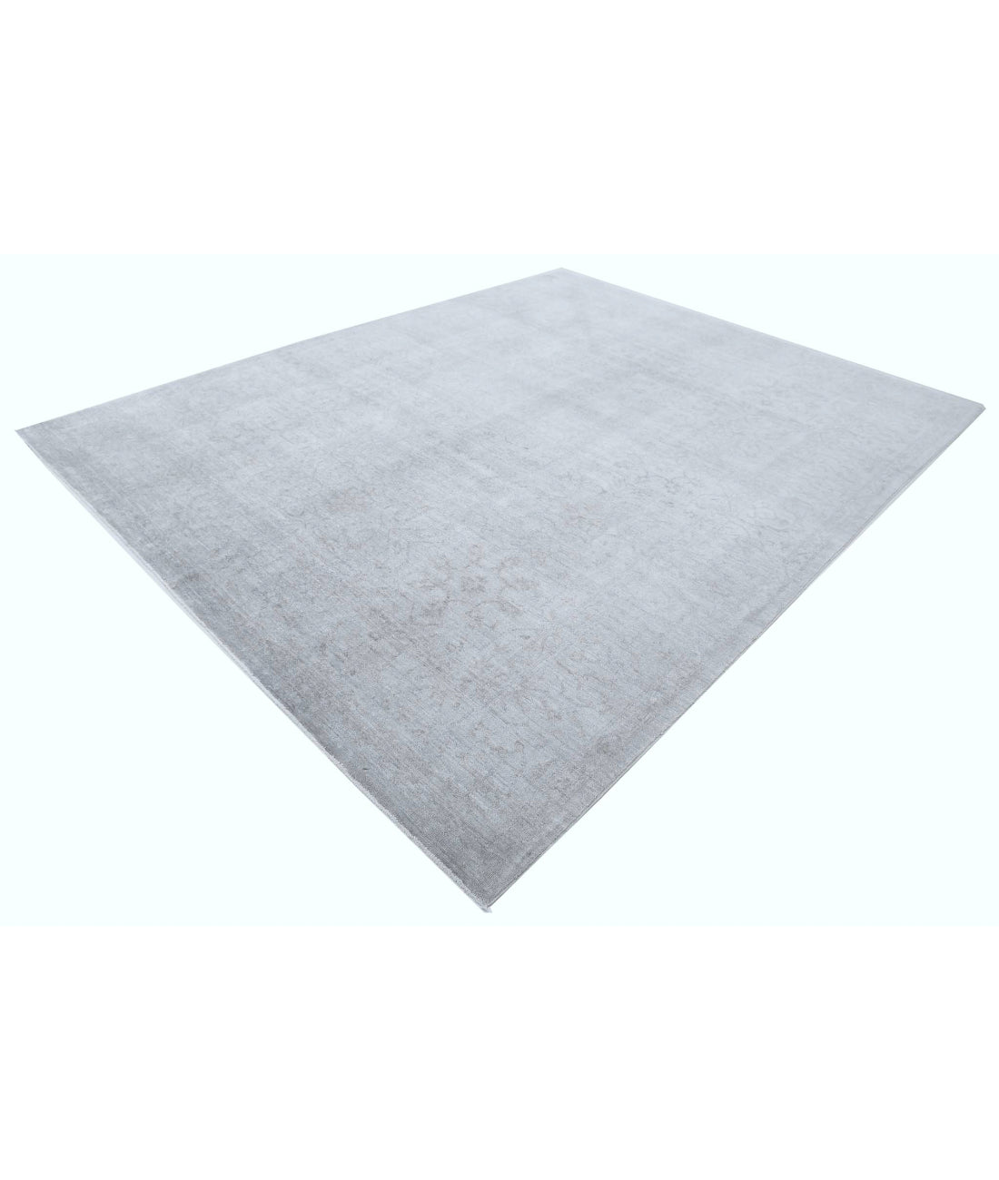 Overdye 8'11'' X 11'3'' Hand-Knotted Wool Rug 8'11'' x 11'3'' (268 X 338) / Grey / N/A