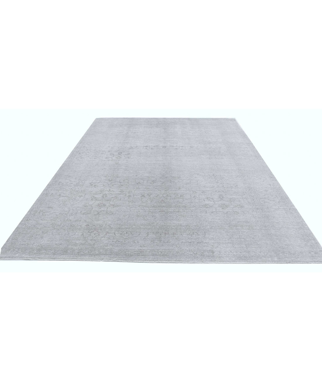 Overdye 8'11'' X 11'3'' Hand-Knotted Wool Rug 8'11'' x 11'3'' (268 X 338) / Grey / N/A