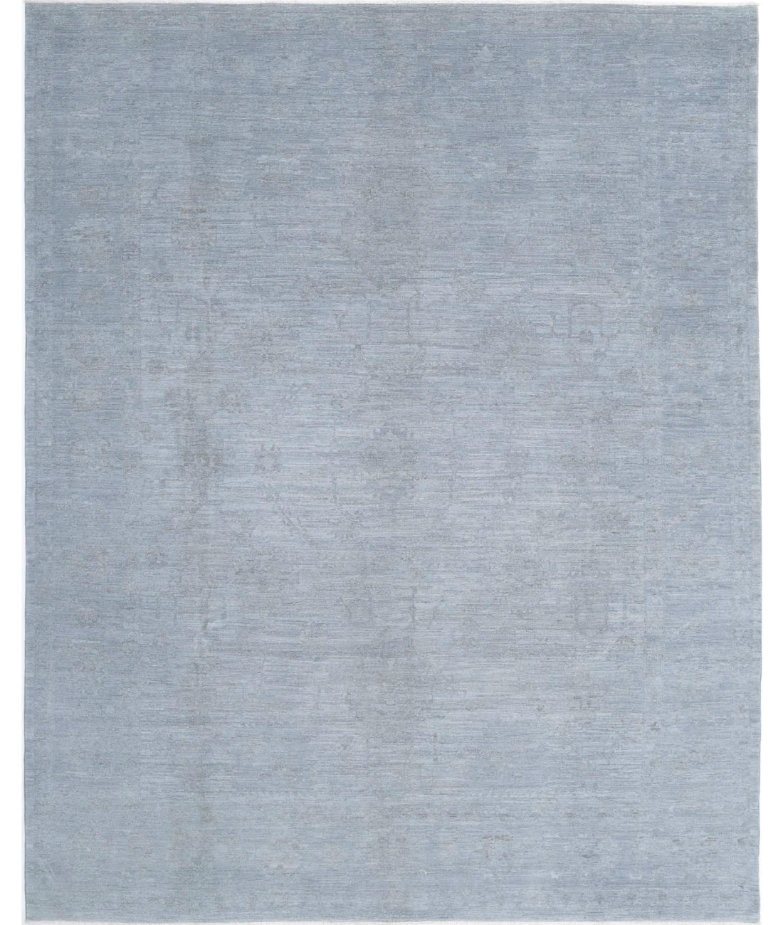 Overdye 9'2'' X 11'10'' Hand-Knotted Wool Rug 9'2'' x 11'10'' (275 X 355) / Blue / N/A