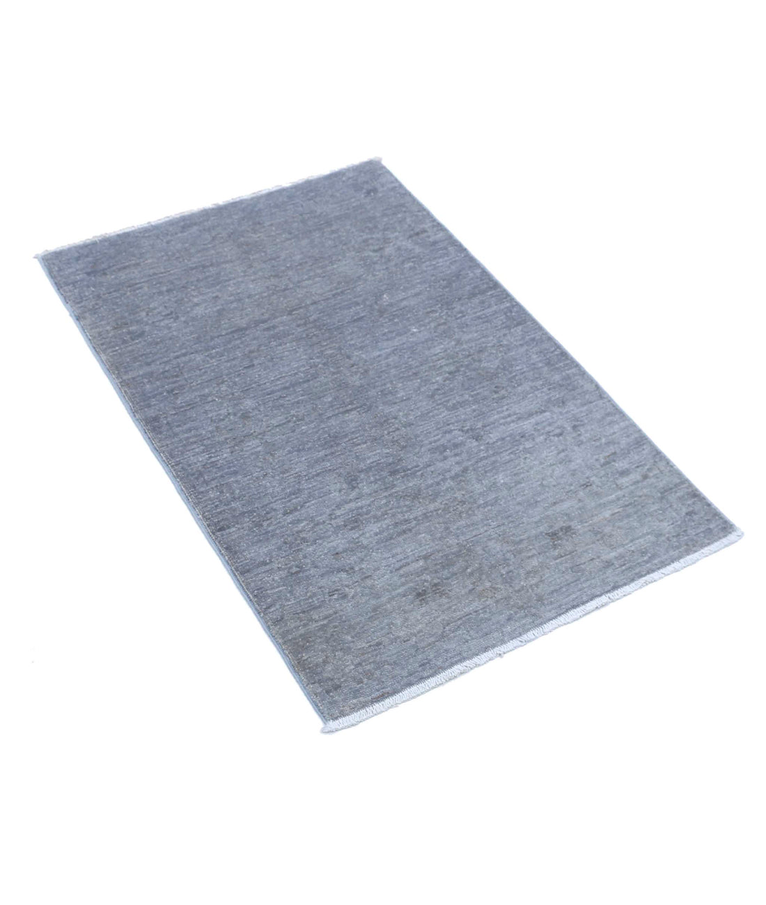 Overdye 2'0'' X 3'1'' Hand-Knotted Wool Rug 2'0'' x 3'1'' (60 X 93) / Grey / N/A