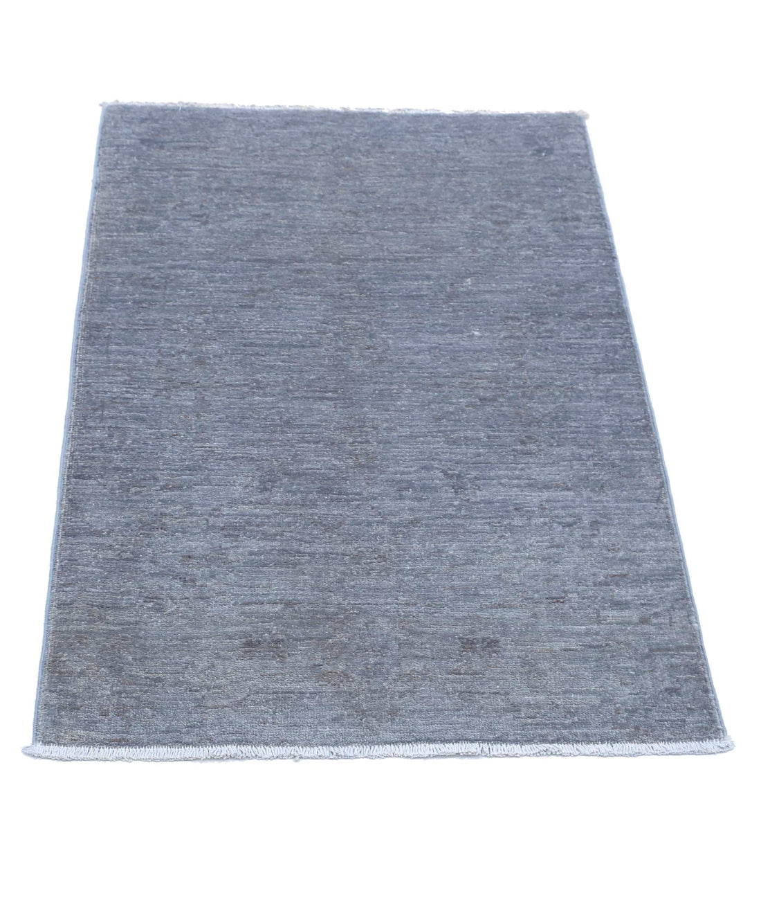 Overdye 2'0'' X 3'1'' Hand-Knotted Wool Rug 2'0'' x 3'1'' (60 X 93) / Grey / N/A