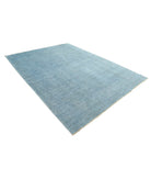 Overdye 8'2'' X 10'10'' Hand-Knotted Wool Rug 8'2'' x 10'10'' (245 X 325) / Blue / Blue