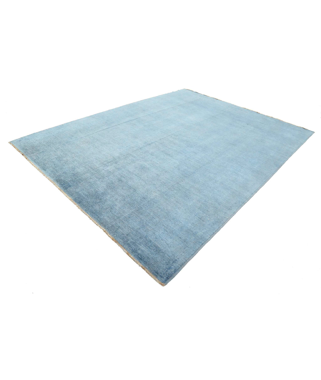 Overdye 8'2'' X 10'10'' Hand-Knotted Wool Rug 8'2'' x 10'10'' (245 X 325) / Blue / Blue