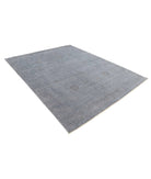 Overdye 7'10'' X 9'9'' Hand-Knotted Wool Rug 7'10'' x 9'9'' (235 X 293) / Grey / Grey