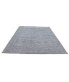 Overdye 7'10'' X 9'9'' Hand-Knotted Wool Rug 7'10'' x 9'9'' (235 X 293) / Grey / Grey