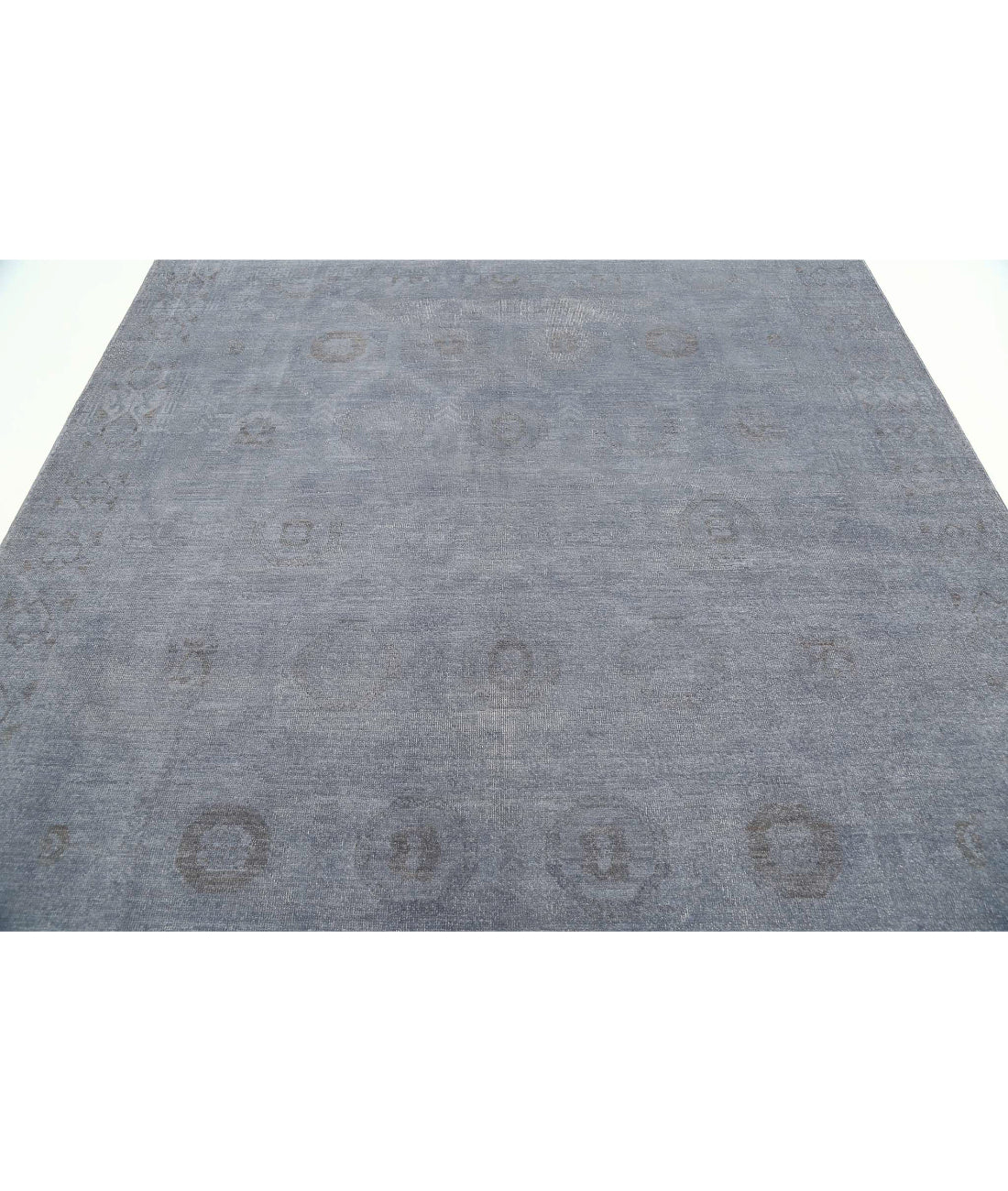 Overdye 7'10'' X 9'9'' Hand-Knotted Wool Rug 7'10'' x 9'9'' (235 X 293) / Grey / Grey