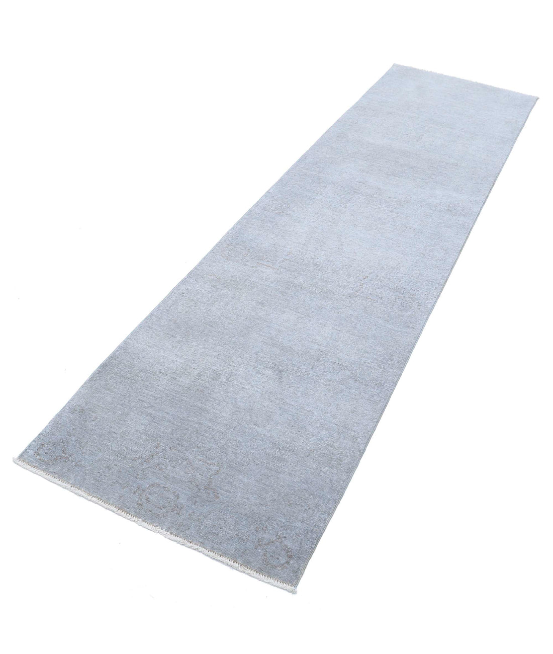 Overdye 2'5'' X 9'0'' Hand-Knotted Wool Rug 2'5'' x 9'0'' (73 X 270) / Grey / N/A