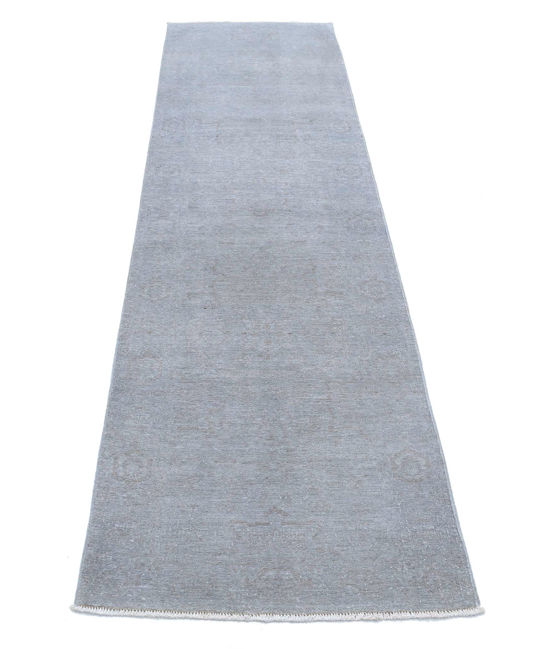 Overdye 2'5'' X 9'0'' Hand-Knotted Wool Rug 2'5'' x 9'0'' (73 X 270) / Grey / N/A