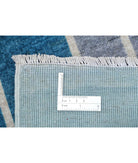 Overdye 2'9'' X 3'10'' Hand-Knotted Wool Rug 2'9'' x 3'10'' (83 X 115) / Grey / Blue